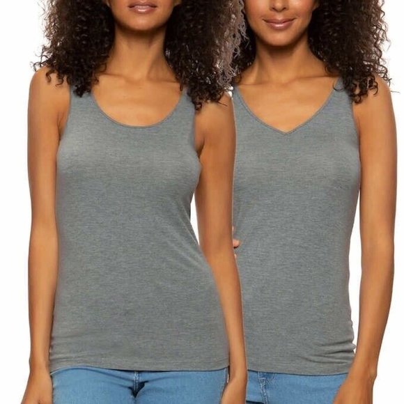 Felina Women's Reversible Tank Top 4-Pack Size L NWT - Picture 4 of 5